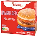 Hamburgers Surgelés x 6 - Netto à 4,80 € dans le catalogue Netto
