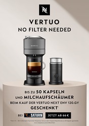 Aktueller Nespresso München Prospekt "Vertuo - No Filter Needed" mit 3 Seiten