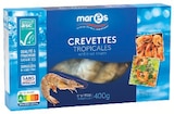 Crevettes crues surgelées - Mares - Super U à Sarcelles Crevettes crues surgelées - Mares en promo chez Super U Sarcelles à 6,59 €