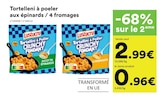 Tortelleni à poeler aux épinards / 4 fromages - Lustucru à 0,96 € dans le catalogue Hmarket