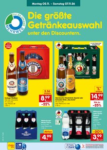 Erdinger im Netto Marken-Discount Prospekt "Aktuelle Angebote" mit 72 Seiten (Freiburg (Breisgau))