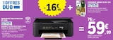 Imprimante Multifonction XP-2200 - Epson en promo chez E.Leclerc Mont-de-Marsan à 59,99 €