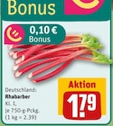 REWE Sierksdorf - Rhabarber Angebot im Prospekt Rhabarber bei REWE im Sierksdorf Prospekt für 0,10 €