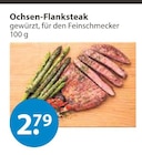 Ochsen-Flanksteak im V-Markt Prospekt Ochsen-Flanksteak von im aktuellen V-Markt Prospekt für 2,79 €