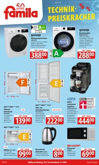 Kühlschrank im famila Nordost Prospekt "Aktuelle Angebote" mit 2 Seiten (Buchholz (Nordheide))