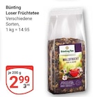 Loser Früchtetee im Angebot bei GLOBUS in Erlangen Loser Früchtetee Angebote von Bünting bei GLOBUS Erlangen für 2,99 €