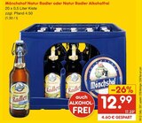 Natur Radler oder Natur Radler Alkoholfrei bei Netto Marken-Discount im Gerstetten Prospekt für 12,99 €