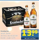 Krombacher versch. Sorten im Angebot bei Getränke Arena in Castrop-Rauxel Krombacher versch. Sorten Angebote von Krombacher bei Getränke Arena Castrop-Rauxel für 13,99 €