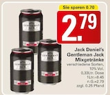 Gentleman Jack Mixgetränke Angebote von Jack Daniel’s bei WEZ Minden für 2,79 €