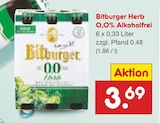 Herb 0,0% Alkoholfrei Angebote von Bitburger bei Netto Marken-Discount Meckenheim für 3,69 €