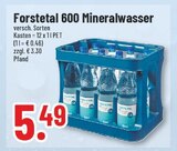 Forstetal 600 Mineralwasser bei Trinkgut im Stolberg Prospekt für 5,49 €