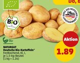 Deutsche Bio-Kartoffeln im Angebot bei Penny in Marl Deutsche Bio-Kartoffeln Angebote von Naturgut bei Penny Marl für 1,89 €