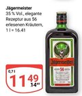 Jägermeister Angebote von Jägermeister bei GLOBUS Erftstadt für 11,49 €