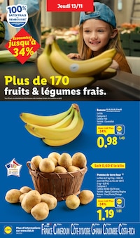 Prospectus Lidl de la semaine "LES SEMAINES CASHBACK" avec 2 pages, valide du 13/11/2025 au 19/11/2025 pour Grenoble et alentours
