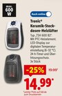 Keramik-Steckdosen-Heizlüfter Angebote von Tronic bei Lidl Bornheim für 14,99 €