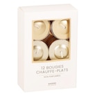 Bougies chauffe-plat dorées (x12) dans le catalogue Maisons du Monde