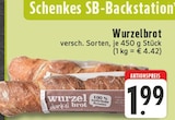 E center Bielefeld - Wurzelbrot Angebot im Prospekt Wurzelbrot bei E center im Bielefeld Prospekt für 1,99 €