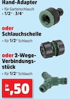 Aktuelle Gartenschlauch Angebote bei Thomas Philipps in Nürnberg Aktuelles Hand-Adapter Angebot bei Thomas Philipps in Nürnberg ab 0,50 €