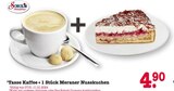 Tasse Kaffee oder 1 Stück Meraner Nusskuchen Angebote von Scheck-in Manufaktur bei E center Frankenthal für 4,90 €