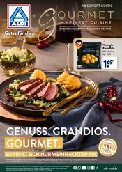 Gourmet Angebote im Prospekt "GENUSS. GRANDIOS. GOURMET." von ALDI Nord auf Seite 1