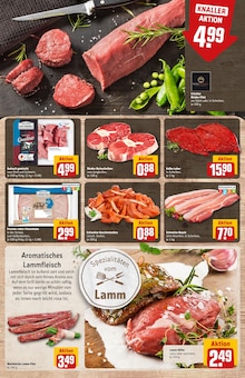 Rinderfilet Angebot im aktuellen REWE Prospekt auf Seite 11