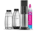 Machine à soda et eau gazeuse Sodastream DUO Noire + 2 carafes + 2 bouteilles - Sodastream en promo chez Darty Machine à soda et eau gazeuse Sodastream DUO Noire + 2 carafes + 2 bouteilles - Sodastream dans le catalogue Darty