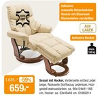 Sessel mit Hocker Angebote bei Opti-Wohnwelt Schweinfurt für 659,00 €