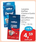 Aktuelles Crema e Gusto Kaffee Angebot bei budni in Lüneburg ab 4,59 €