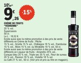 E.Leclerc Dommartin-lès-Toul - Promo Crème de fruits Promo Crème de fruits à 9,26 € dans le catalogue E.Leclerc à Dommartin-lès-Toul