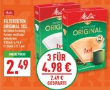 Filtertüten Original 1x4 Angebote von Melitta bei Marktkauf Beckum für 4,98 €