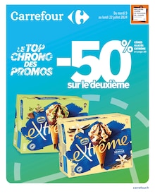 Prospectus Carrefour de la semaine "LE TOP CHRONO DES PROMOS" avec 1 pages, valide du 09/07/2024 au 22/07/2024 pour Ménil-Erreux et alentours