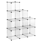 HOMCOM Regal schwarz Kunststoff B/H/L: ca. 35x35x35 cm für 38,99 € bei POCO im Angebot HOMCOM Regal schwarz Kunststoff B/H/L: ca. 35x35x35 cm im aktuellen POCO Prospekt