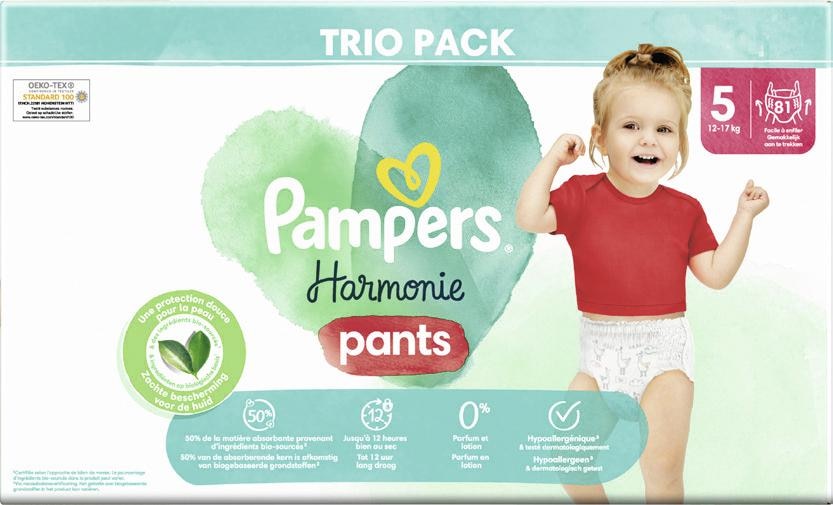 Couches Pampers Baby-dry taille 8 17+kg 28 pièces acheter à prix réduit