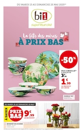 Catalogue Bi1 à Moutiers-en-Puisaye, avec 28 pages Prospectus Bi1 à Moutiers-en-Puisaye: "La fête des mères À PRIX BAS", 28} pages, 13/05/2025 - 25/05/2025