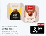 Coffee Balls Angebote von Melitta bei Konsum Dresden für 3,49 €