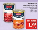 GranCarno im Angebot bei Marktkauf in Görlitz GranCarno Angebote von animonda bei Marktkauf Görlitz für 1,29 €