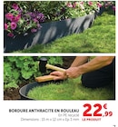 Bordure anthracite en rouleau en promo chez Super U Bordure anthracite en rouleau dans le catalogue Super U