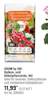 Balkon- und Kübelpflanzerde von GROW by OBI im aktuellen OBI Prospekt für 11,99 €