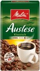 Auslese gemahlen oder ganze Kaffeebohnen von Melitta für 4,29 € bei Netto mit dem Scottie im Angebot Auslese gemahlen oder ganze Kaffeebohnen von Melitta im aktuellen Netto mit dem Scottie Prospekt