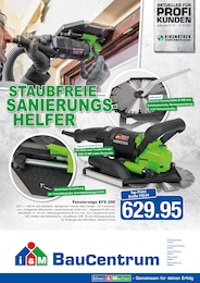 i&M BauCentrum Prospekt für Bad Kösen: "STAUBFREIE SANIERUNGSHELFER.", 2 Seiten, 01.10.2025 - 31.10.2025