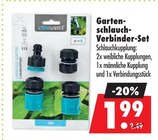 Aktuelles Gartenschlauch-Verbinder-Set Angebot bei Mäc-Geiz in Leipzig ab 1,99 €