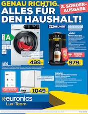 EURONICS Elektromärkte Prospekt der aktuellen Woche mit 4 Seiten, gültig von 10.10.2026 bis 16.10.2026, in Sandersdorf und Umgebung Aktueller EURONICS Elektromärkte Prospekt in Sandersdorf und Umgebung, "GENAU RICHTIG. ALLES FÜR DEN HAUSHALT!" mit 4 Seiten, 10.10.2026 - 16.10.2026