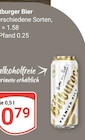 Bier Angebote von Bitburger bei GLOBUS Worms für 0,79 €