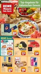 REWE Prospekt für Berlin mit 24 Seiten REWE Prospekt "Dein Markt" für Berlin, 24 Seiten, 12.05.2025 - 17.05.2025