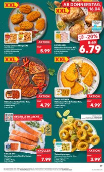Lachs im Kaufland Prospekt "Aktuelle Angebote" mit 56 Seiten (Mülheim (Ruhr))