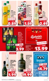 Bier im Kaufland Prospekt "Aktuelle Angebote" mit 52 Seiten (Nordhausen)