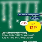 LED-Lichterkettenvorhang im aktuellen ROLLER Prospekt