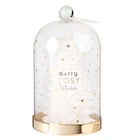 Bougie de Noël sapin blanc sous cloche en verre à Maisons du Monde dans Lieusaint