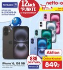 iPhone 16, 128 GB Angebote von Apple bei Netto Marken-Discount Neuwied für 849,00 €