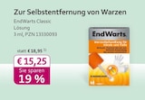 EndWarts Classic Angebot im mea - meine apotheke Prospekt EndWarts Classic im mea - meine apotheke Prospekt zum Preis von 15,25 €